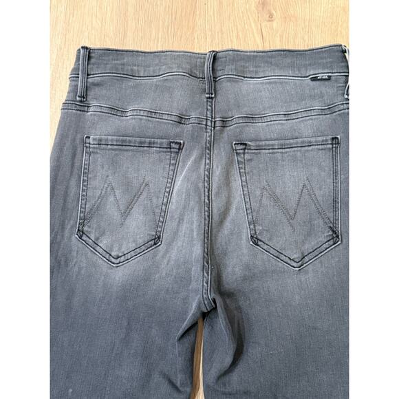 Mother Jeans Womens 27 High Rise Insider Crop Step Fray Dancing In The Moonlight - Picture 9 of 10